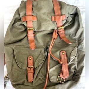 Army Green Knapsack